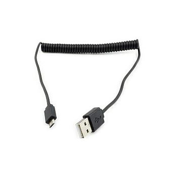 Roline USB2.0 kabel TIP A(M) na Micro USB B(M), spiralni, 1.0m
