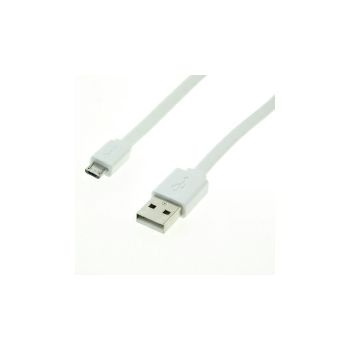 Roline USB2.0 kabel TIP A(M) na Micro B(M), bijeli, 1.0m
