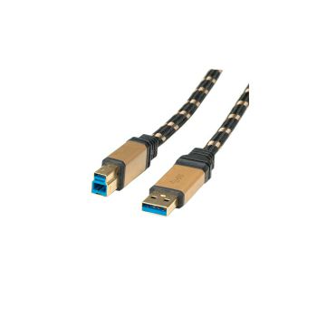Roline GOLD USB3.0 kabel TIP A/B M/M, 3.0m