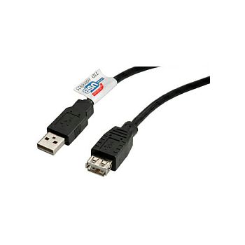 Roline USB2.0 kabel TIP A-A M/F 3.0m (produžni)