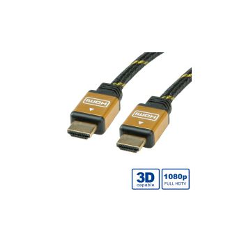 Roline HDMI kabel, HDMI M - HDMI M, 20m (pozlaćeni konektori)