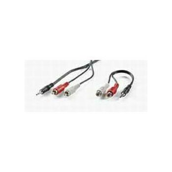 Roline VALUE kabel adapter 3.5mm Jack M / 2×chinch F, 0.2m