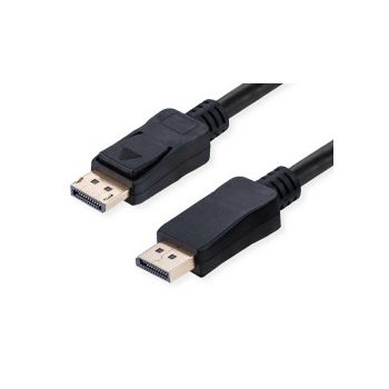 Roline VALUE DisplayPort kabel v2.1, 10K60Hz, UHBR10, DP-DP M/M, 3.0m, crni
