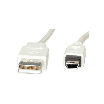 Roline VALUE USB2.0 kabel, TIP A na 5-pin Mini, 0.8m