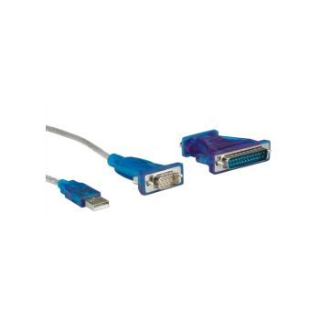 Roline konverter USB na RS232, 9/25-pin adapter