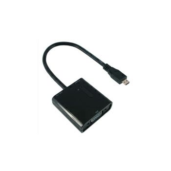 Roline VALUE adapter Micro HDMI(M) - VGA(F), 0.15m