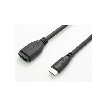 Roline VALUE adapter HDMI(F) na mini HDMI(M), 0.15m