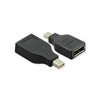 Roline VALUE adapter mini DisplayPort(M) na DisplayPort(F), v1.2, 4K60