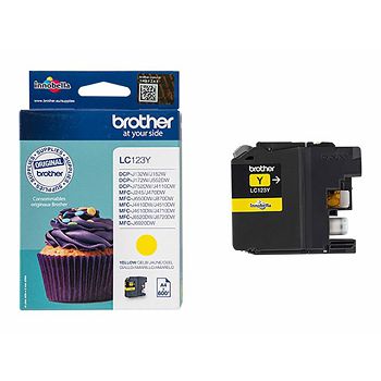 BROTHER LC-123 ink cartridge yellow