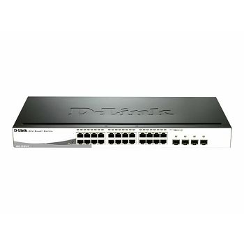 D-LINK 24P L2 PoE SmartMngd.GigabitSwitc