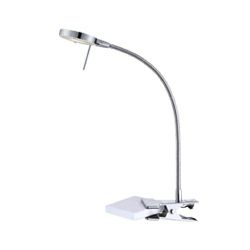 EcoVision LED stolna svjetiljka 5W, 3000K - topla bijela, kromirana