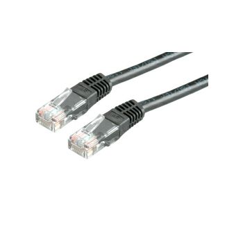 Roline VALUE UTP mrežni kabel Cat.6, 0.5m, crni