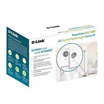 D-LINK PowerLine AV2 1000 HD Gigabit Kit