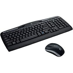 Logitech MK330 bežična tipkovnica+miš, USB, crna (920-003997)