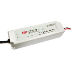 EcoVision MEAN WELL napajanje 100W, 90-264V AC/24V DC, plastično kućište, IP67-vodootporno, LPV-100-24