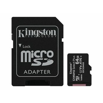 KINGSTON 64GB micSDXC Canvas Select Plus
