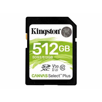 KINGSTON 512GB SDXC Canvas Select Plus
