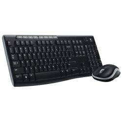 Logitech MK270 bežična tipkovnica+miš, USB, crna (920-004532)