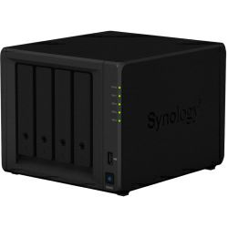 Synology DS418 DiskStation 4-bay NAS server, 2.5"/3.5" HDD/SSD podrška, 2GB, 2×G-LAN, Hot Swappable HDD, Wake on LAN/WAN