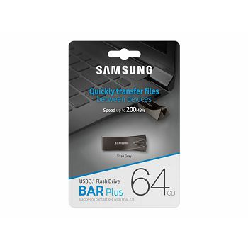 SAMSUNG BAR PLUS 64GB Titan Gray