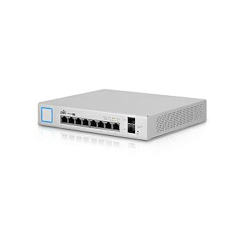 Ubiquiti UniFi Managed 8-port Gigabit PoE+ Switch with 2× SFP, 150W (US-8-150W)