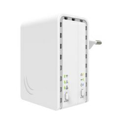 Mikrotik PL7411-2nD, PWR-LINE AP, 650MHz CPU, 64MB RAM, 1x10/100Mbps LAN, 2.4Ghz,802.11b/g/n 2x2 two chain wireless, integrirane antene, RouterOS L4, Tip C konektor