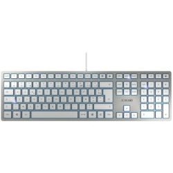 Cherry KC-6000 Slim tipkovnica, USB, bijela/srebrna