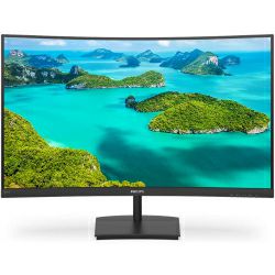 Philips 24" 241E1SCA/00 (23.6") 16:9 Full HD (1920×1080) VA W-LED, zakrivljeni, AMD FreeSync, 4ms, VGA/HDMI, zvučnici, crni
