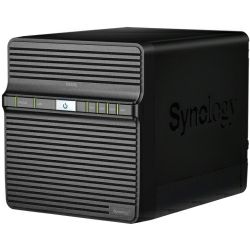 Synology DS420j DiskStation 4-bay NAS server, 2.5"/3.5" HDD/SSD podrška, 1GB DDR4, 1×G-LAN, Wake on LAN/WAN