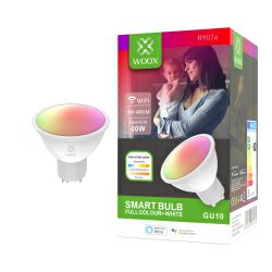 WOOX WiFi Smart LED Spot RGB+CCT žarulja GU10, 5.5W, 400lm, 2700-6500K, WooxHome app, glasovna kontrola - Alexa & Google Assistant (R9076)