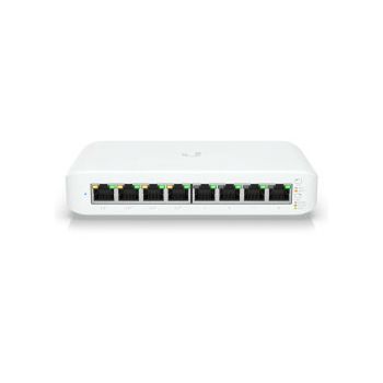 Ubiquiti UniFi Managed 8-port Gigabit Switch (4-port PoE+) 52W (USW-LITE-8-PoE)