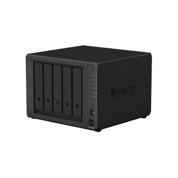 Synology DS1522+ DiskStation 5-bay All-in-1 NAS server, 2.5"/3.5" HDD/SSD/M.2 podrška, Hot Swappable HDD, Wake on LAN/WAN, 8GB DDR4, 4×G-LAN, USB3.2/eSATA
