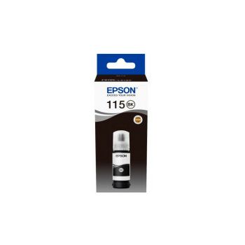 Car. Epson 115 EcoTank Pigment Black ink bottle (C13T07C14A) 70 ml
