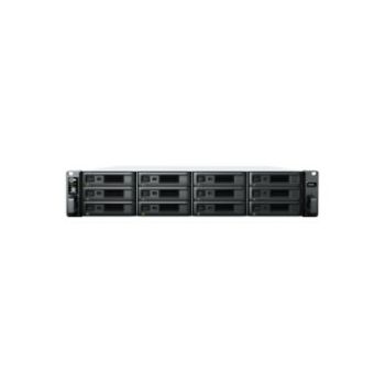 Synology RS2423+ RackStation 12-bay NAS server, AMD Ryzen V1780B, 8GB DDR4, Hot-Swap HDD, 2×1GbE/1×10GbE, Link Aggregation, Wake on LAN/WAN