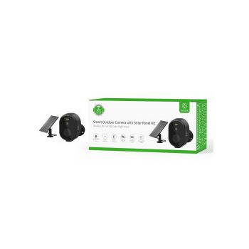 WOOX WiFi Smart vanjska kamera + solarni panel, Ultra HD 2K microSD (max. 128GB), IP65 vodootporna, Alexa & Google Assistant, WooxHome app (R4253)