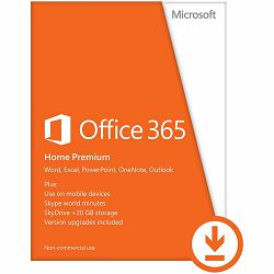 Office 365 Home 32/64 AllLngSub PKLic 1YROnline Eurozone C2R NR