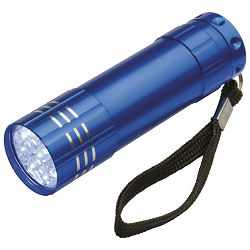 Svjetiljka ručna  9 LED metalna plava