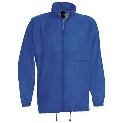 Vjetrovka s kapuljačom zip B&C Sirocco zagrebačko plava 3XL