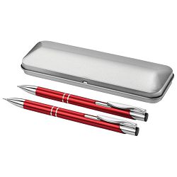 Garnitura olovka kemijska + olovka tehnička u metalnoj kutiji PF Concept 10619902 crvena