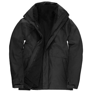 Jakna zip unisex B&C Corporate 3-IN-1 crna M!!
