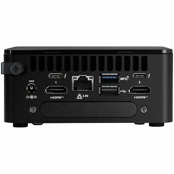 ASUS NUC 13pro/RNUC13ANHI700002I/Intel Core i7-1360p/Intel Iris Xe Graphics/4xUSB/M.2 22x80 NVMe; 22x42 SATA/2.5 SATA slot/2,5Gbe LAN/2xHDMI/ 2x Thunderbolt 4 (USB-C+DP)/no Storage/no RAM/AX211.NGWG
