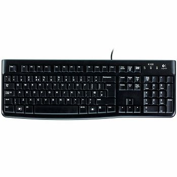 LOGITECH Corded Keyboard K120 - Business EMEA - Croatian layout - BLACK