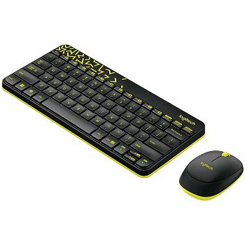 LOGITECH Wireless Combo MK240 Nano – EMEA – Croatian Layoutt - BLACK / CHARTREUSE