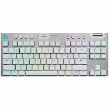 LOGITECH G915 X LIGHTSPEED Wireless Gaming Keyboard - WHITE - US INTL - 2.4GHZ/BT  - EMEA28i-935 - TACTILE