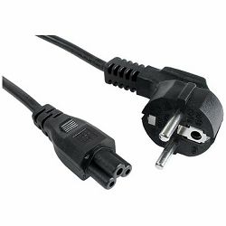 Power Cord AK-NB-01A for notebooks VDE IEC C5 250V/50Hz 1.5m