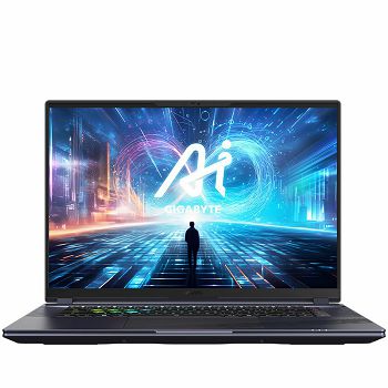 GIGABYTE Notebook AORUS 16X 9SG 16.0in (2560x1600) WQXGA 165Hz, Intel Core i7-13650HX, 16GB (2x8GB) DDR5 5600MHz, 1TB Gen4, RTX 4070 8GB, 1xTB4, USB3.2A, 1xType-C, HDMI, WiFi/BT 6E, FHDCam, RGB KB, Li