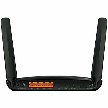 TP-Link AC1200 4G LTE Advanced Cat6 Gigabit Router, build-in 300Mbps 4G+ LTE Advanced modem, LTE-FDD/LTE-TDD/DC-HSPA+/HSPA+/HSPA/UMTS, with 3x10/100/1000Mbps LAN ports and 1x10/100/1000Mbps LAN/WAN po