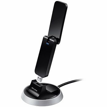 AC1900 High Gain Wi-Fi USB Adapter, 3T4R, 1300Mbps at 5GHz + 600Mbps at 2.4GHz, 802.11ac/a/b/g/n,Beamforming, USB 3.0,WPS Button,External Antenna, Universal platform compatibility