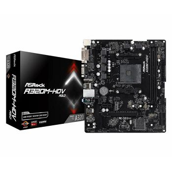 Asrock AMD AM4 Socket A320M chipset (mATX) MB