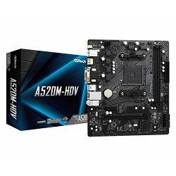 Asrock AMD AM4 A520M-HDV